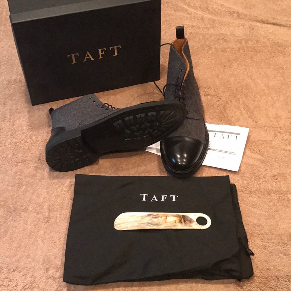 Brand New Taft Boots. "The Jack" Black on Black